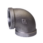 Galvanized & Black Malleable Iron Pipe Fittings 90 Deg Elbow Galvanized & Black Malleable Iron Pipe Fittings 90 Deg Elbow